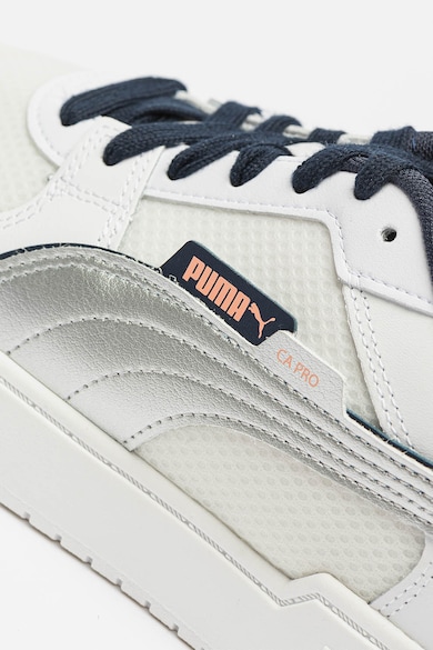 Puma Pantofi sport de piele cu garnituri de plasa CA Techstile Barbati