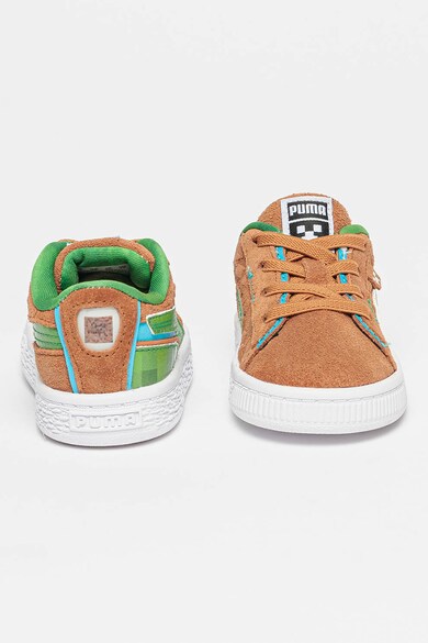 Puma Minecraft x nyersbőr sneaker rugalmas fűzőkkel Fiú