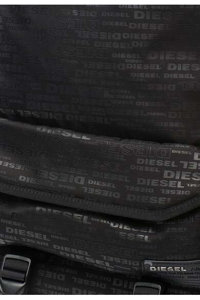 Diesel Rucsac negru cu imprimeu logo Barbati