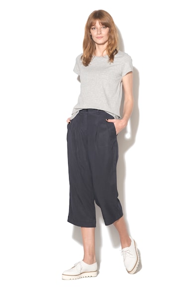 Liu Jo Pantaloni culotte bleumarin stins de lyocell Lemon Femei