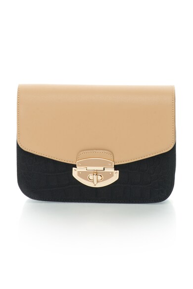 Laura Biagiotti Geanta crossbody bej cu negru Vivienne Femei