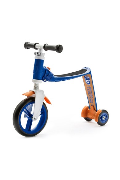 Scoot & Ride Trotineta 2in1 albastru cu oranj Highwaybaby+ - 1-4 ani Baieti