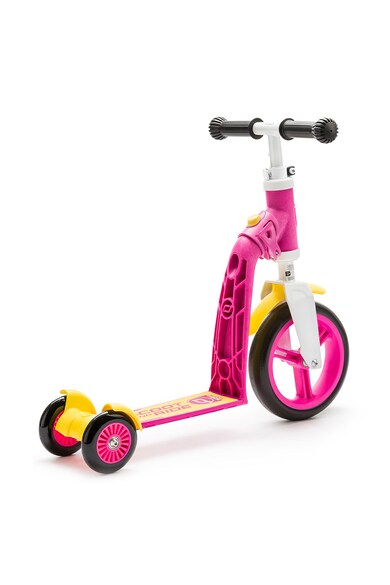 Scoot & Ride Trotineta 2in1 roz fandango cu galben Highwaybaby+ Fete