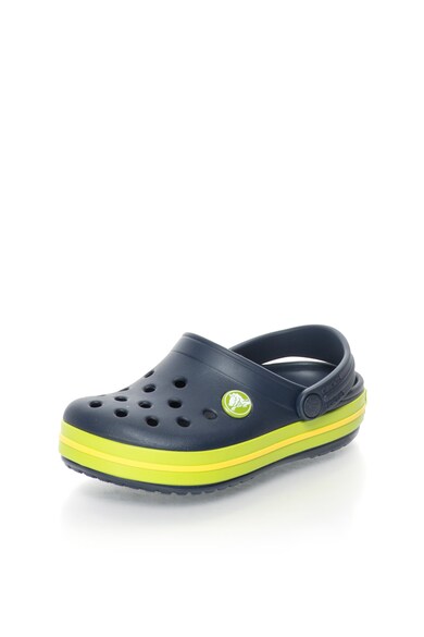 Crocs Saboti slingback usori bleumarin cu verde Crocband™ Baieti