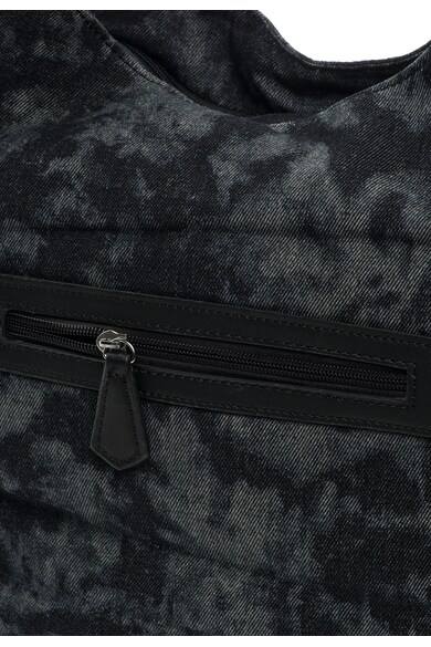 Oakoui Черна чанта от деним с декорации Жени