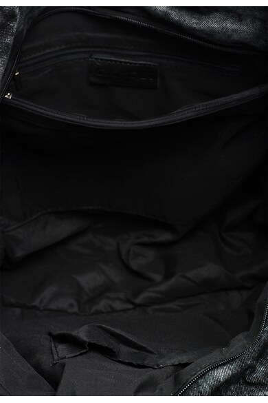 Oakoui Черна чанта от деним с декорации Жени