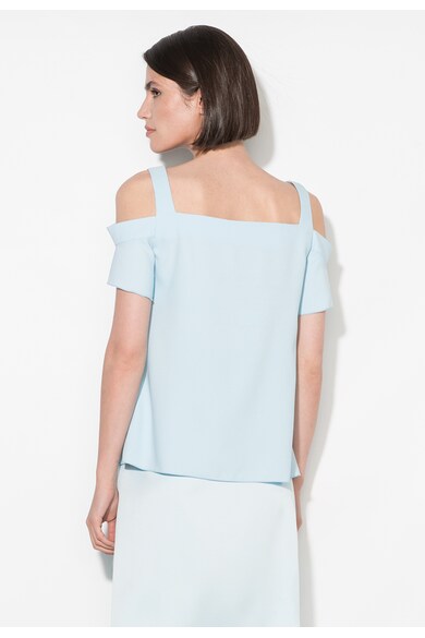 Zee Lane Collection Bluza bleu cu decupaje pe umeri Femei