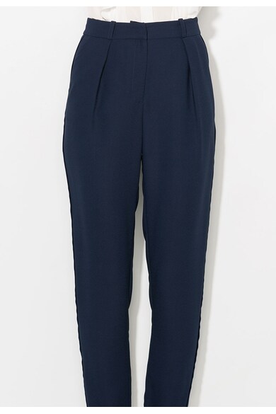 Zee Lane Collection Pantaloni conici crop bleumarin Femei