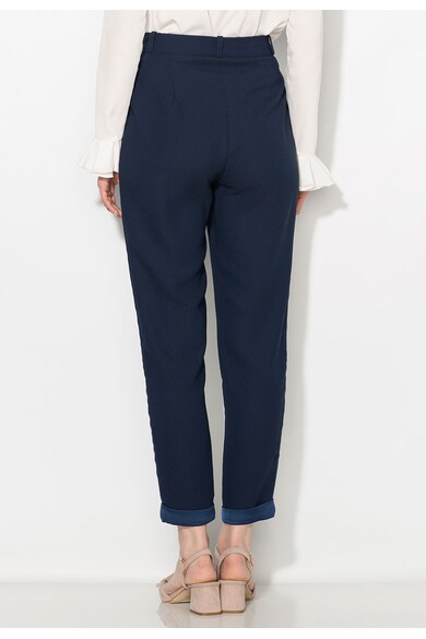 Zee Lane Collection Pantaloni conici crop bleumarin Femei