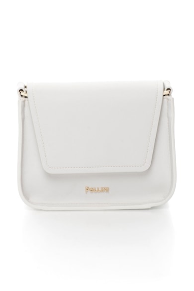 Pollini Geanta crossbody alba de piele sintetica Femei