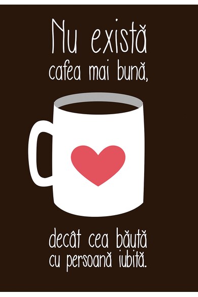 4Decor Tablou de panza cu mesaj Coffee Mug Barbati