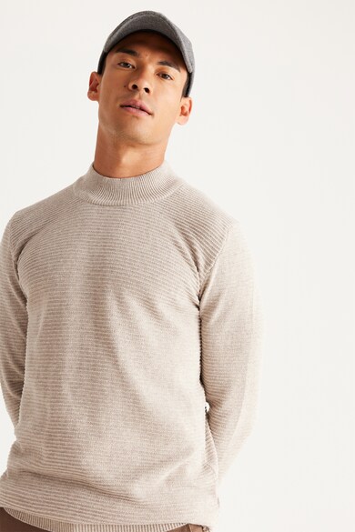 AC&Co Свободен пуловер с ниска яка Мъже