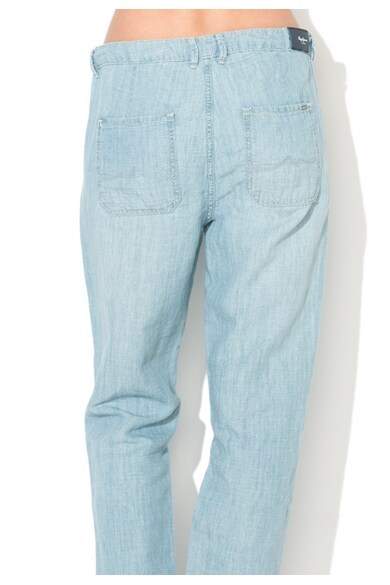 Pepe Jeans London Pantaloni bleu vaporosi Labyrinth Femei