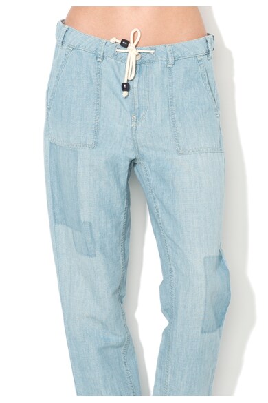 Pepe Jeans London Pantaloni bleu vaporosi Labyrinth Femei