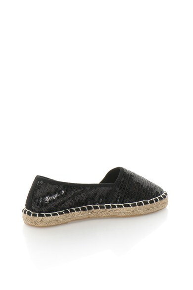 Tamaris Espadrile negre cu paiete Femei