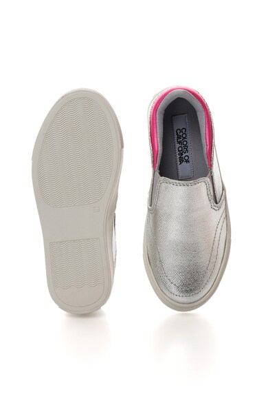 Colors of California Pantofi slip-on argintii Fete