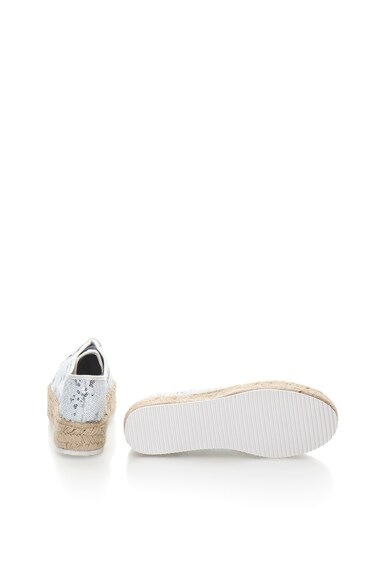 Francesco Milano Espadrile flatform cu paiete reversibile Femei