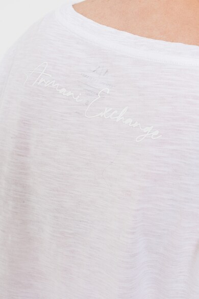 ARMANI EXCHANGE Памучна тениска с надписи Жени