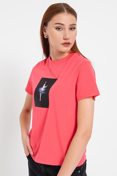 ARMANI EXCHANGE Тениска с овално деколте и щампа Жени