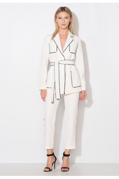 Zee Lane Collection Бяло сако с черни елементи Жени