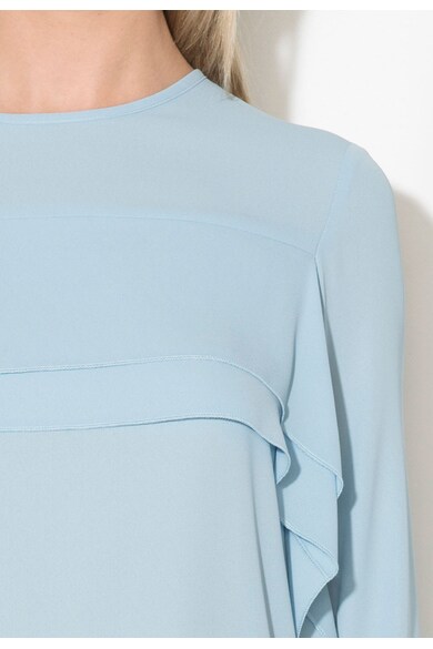 Zee Lane Collection Светлосиня блуза с набирания Жени