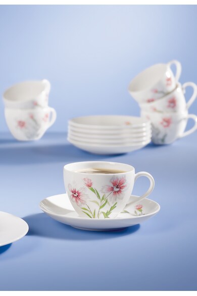 Villeroy&Boch Villeroy & Boch Set alb de cafea cu imprimeu multicolor Louisa - 18 piese Barbati