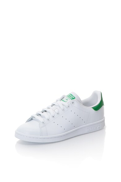 adidas Originals Tenisi albi cu detalii verzi Stan Smith Barbati