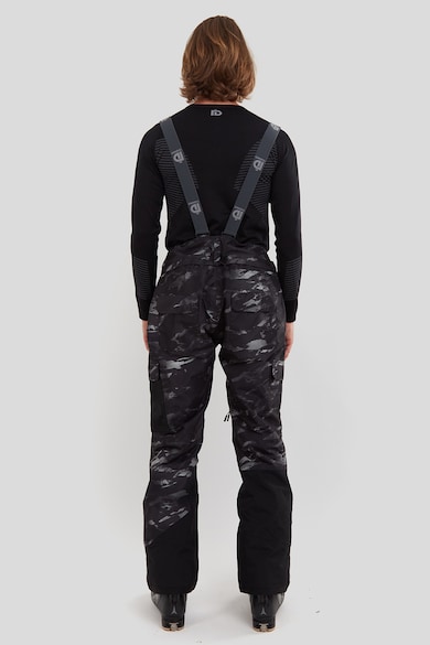 Fundango Pantaloni impermeabili cu bretele detasabile, pentru schi si snowboard Sierra Barbati