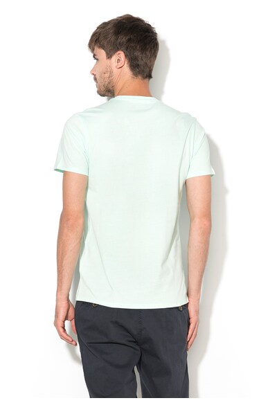 Big Star Tricou verde menta cu logo Bruno Barbati