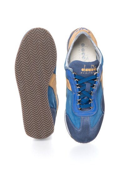 Diadora Heritage Pantofi sport albastri cu garnituri de piele intoarsa Equipe Barbati