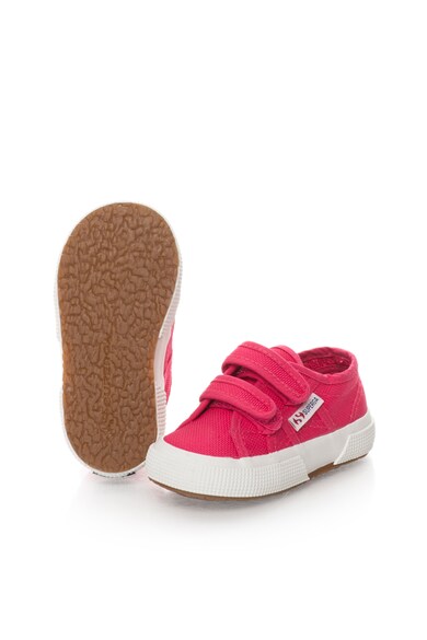 Superga Tenisi fucsia cu velcro Baieti