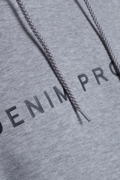 Denim Project Kapucnis logómintás pulóver férfi