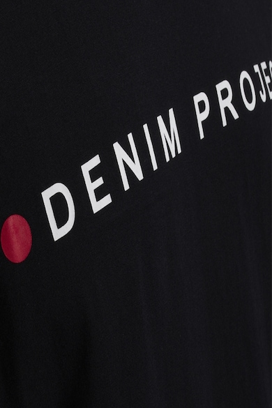 Denim Project Logómintás pamutpóló férfi