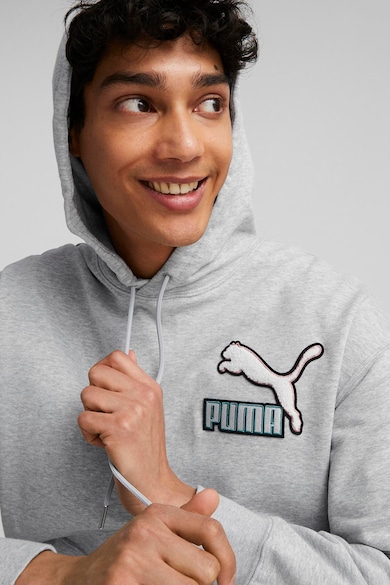 Puma Fandom bő fazonú kapucnis pulóver hímzett logós részlettel férfi