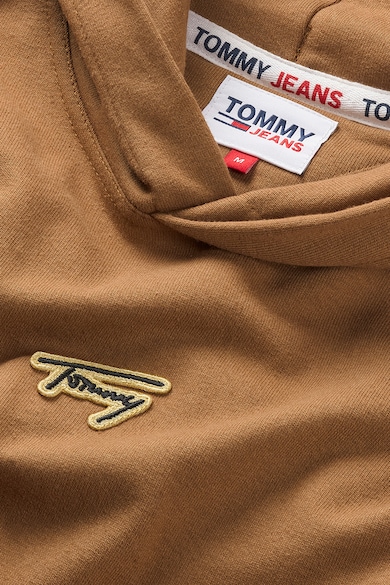 Tommy Jeans Signature bő fazonú kapucnis pulóver férfi
