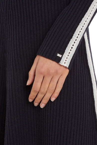 Tommy Hilfiger Bővülő fazonú gyapjú pulóverruha női