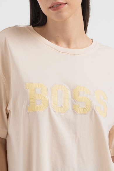 BOSS Tricou supradimensionat cu logo Femei