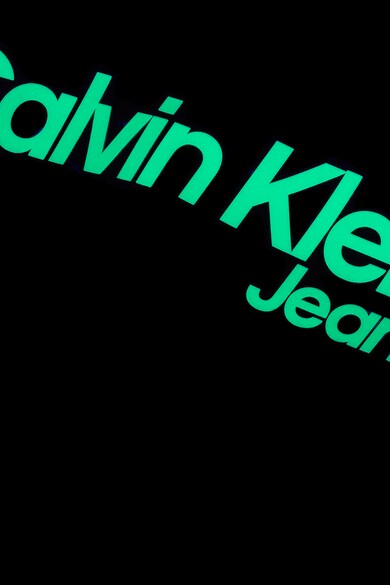 CALVIN KLEIN Normál fazonú cipzáros mintás pulóver kapucnival Fiú