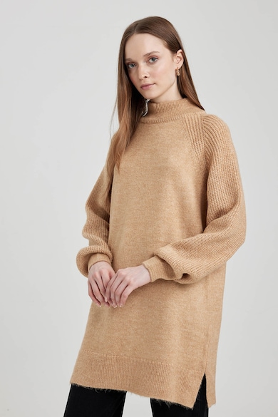 DeFacto Дълъг пуловер с реглан ръкави Жени