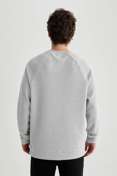 DeFacto Релефен пуловер с реглан ръкави Мъже