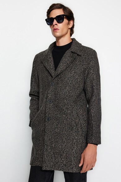 Trendyol Палто със скосени джобове Мъже