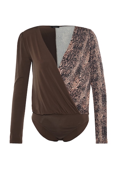 Trendyol Блуза със застъпен дизайн и десен Жени