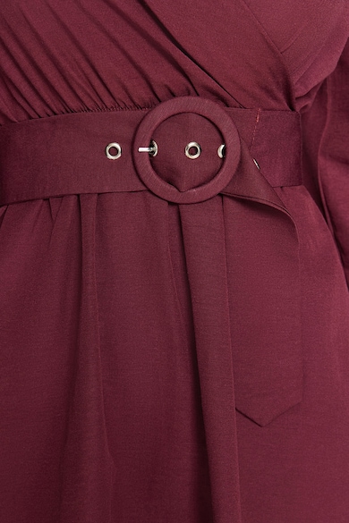 Trendyol Bővülő fazonú pamuttartalmú miniruha női