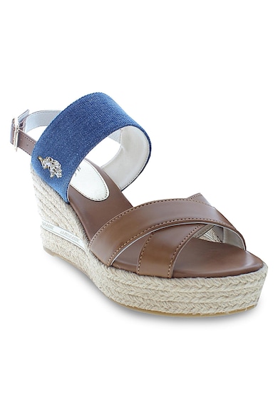 Sandale dama - 302822157 - Piele ecologica - Maro - Maro