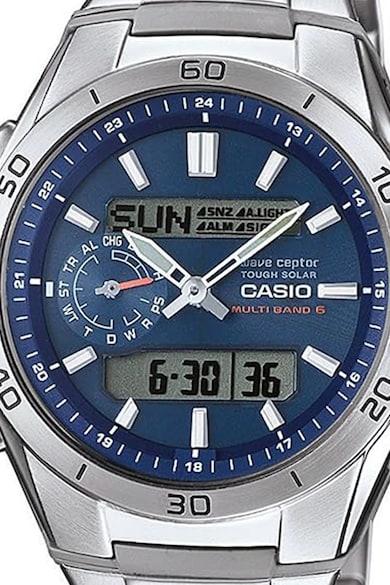 Casio Часовник с верижка от неръждаема стомана Мъже