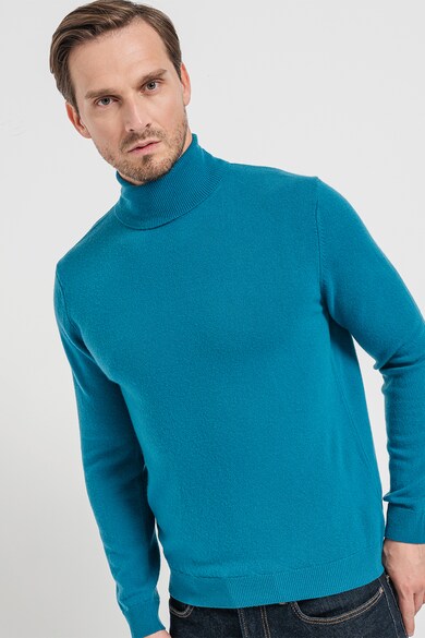 United Colors of Benetton Garbónyakú szűzgyapjú pulóver férfi
