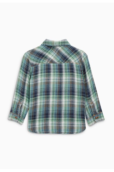 NEXT Camasa verde cu albastru si model tartan Baieti