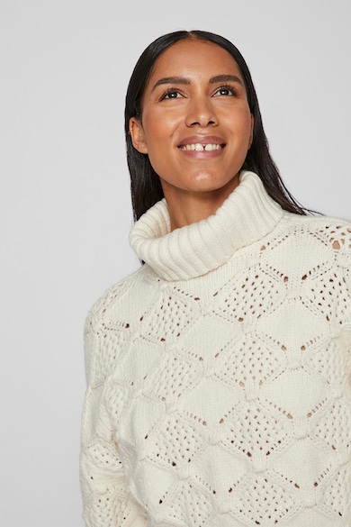 Vila Garbónyakú pulóver azsúros részletekkel női