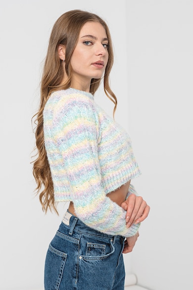 Only Къс раиран пуловер Жени