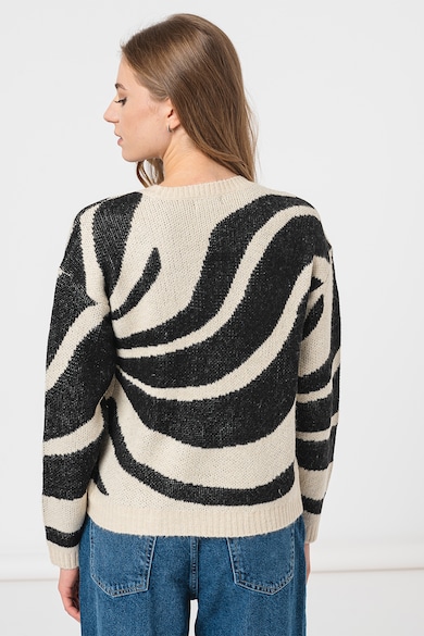 JdY Kerek nyakú pulóver két színárnyalatú dizájnnal női